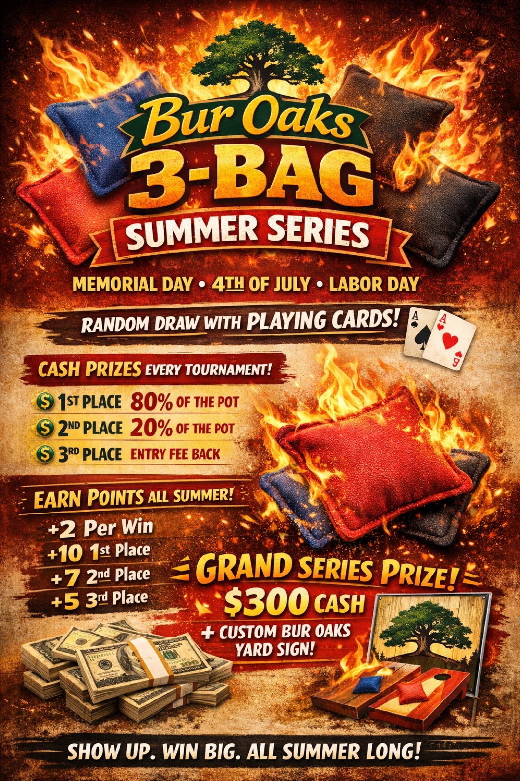 3-Bag Summer Series flyer